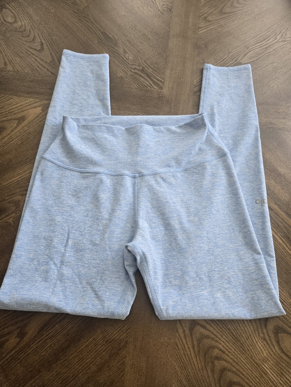 Alo Yoga Alosoft Legging in a Blue Heather sz MEDIUM